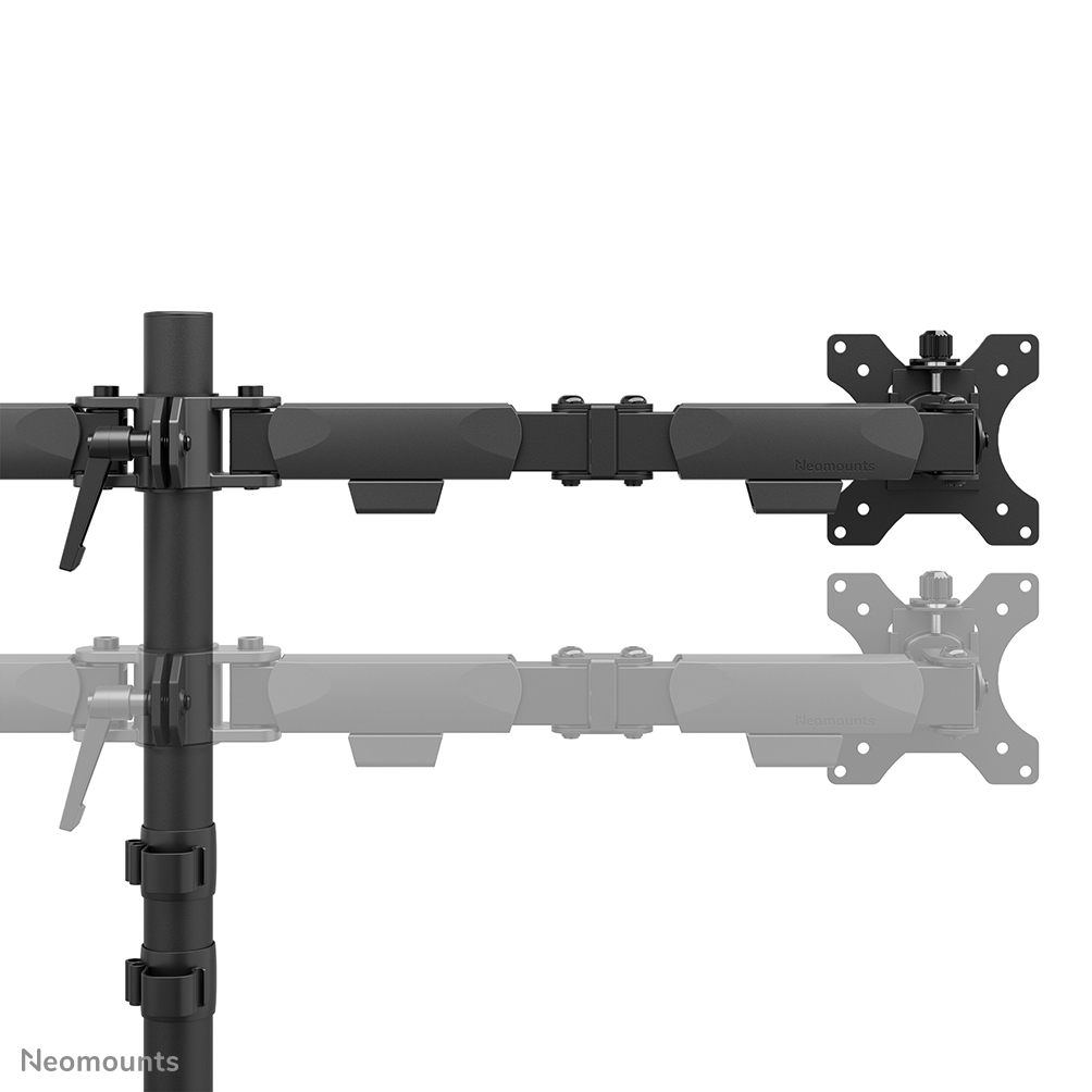 Neomounts DS60-600BL2 Braccio per monitor 10-32" - Quick-fix - 180°-stop